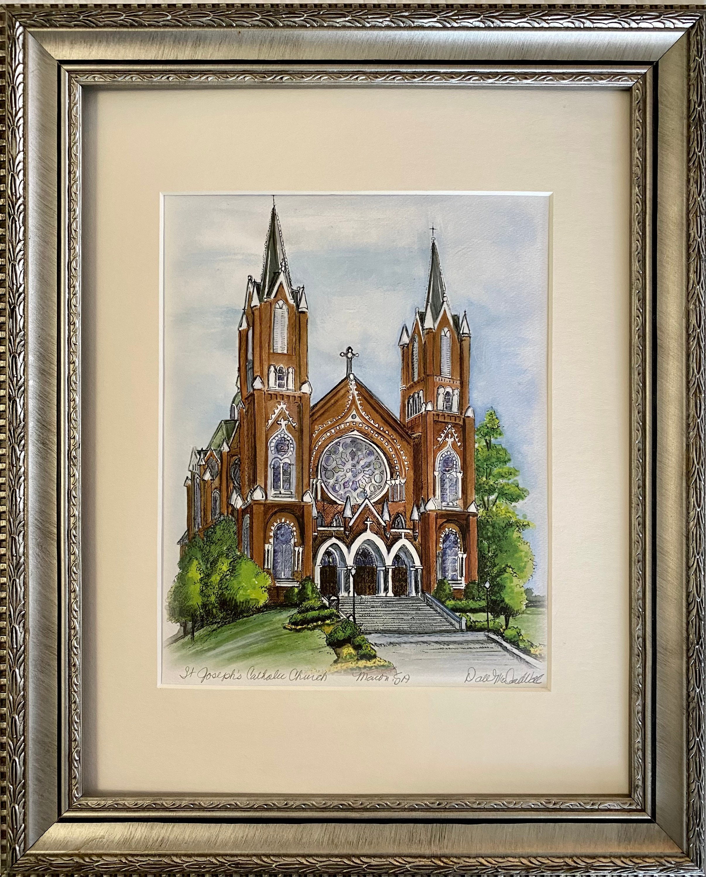 St Joseph's Catholic Church/ Macon, Georgia/print - Etsy