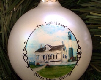 Tybee Island Lighthouse/ Savannah, Georgia / Ornament