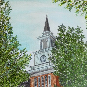 Universidad Mercer / Capilla Willingham / Macon, Georgia / Impresión