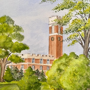Vanderbilt University 2023 / Kirkland Hall /  Print