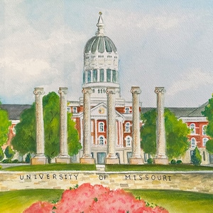 University of Missouri / Jesse Hall / Columbia, MO / Print