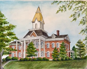 North Georgia College / Price Memorial / Dahlonega, Georgia / Print