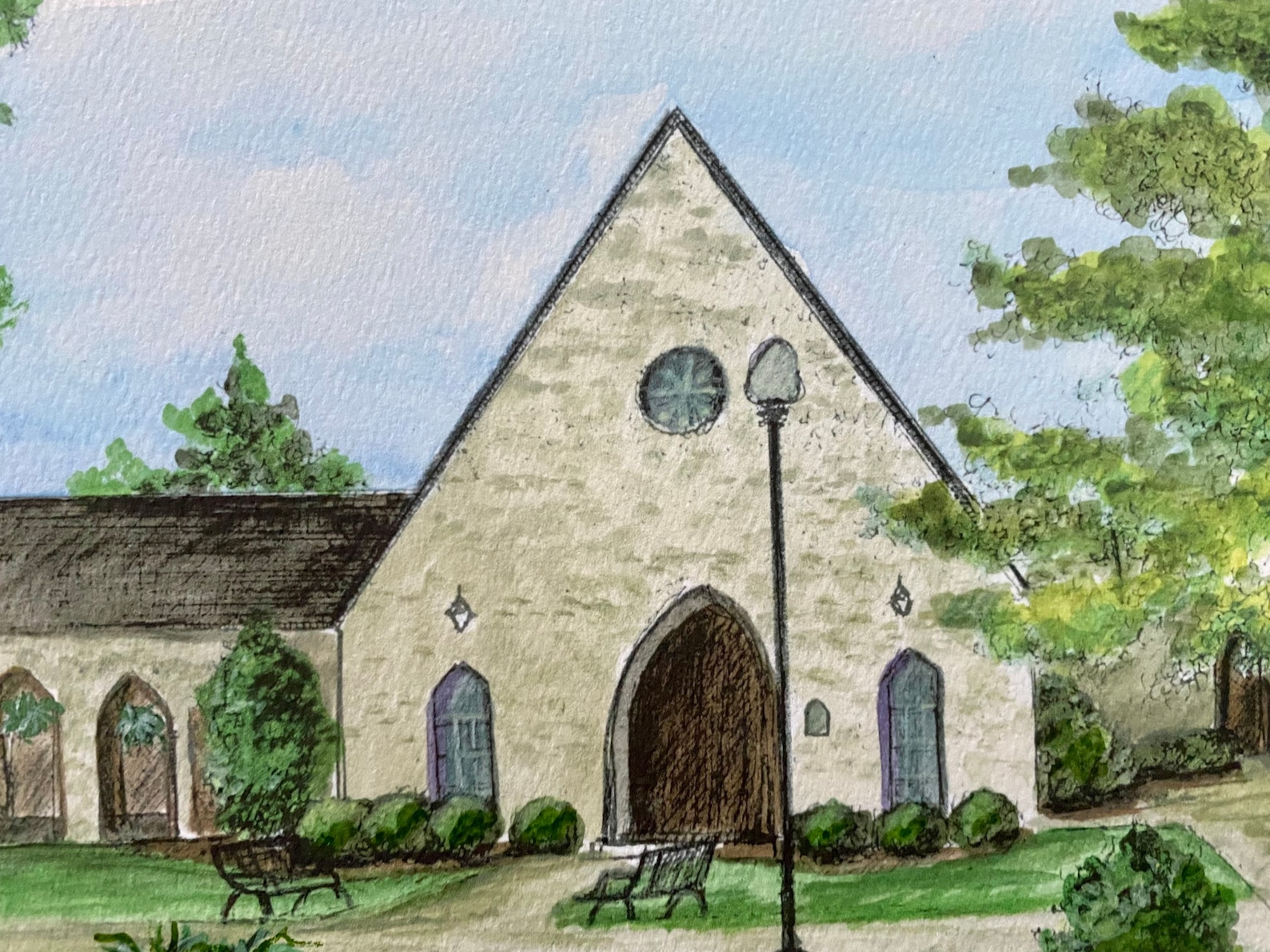 The Chapel at ABAC / Tifton / Print Etsy