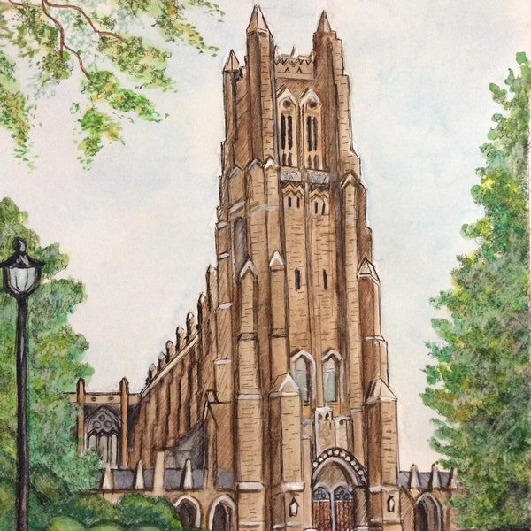 Duke University / Duke Chapel / Durham, North Carolina / Print