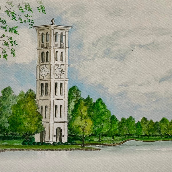 Furman Universität / The Bell Tower / Greenville, South Carolina / Druck