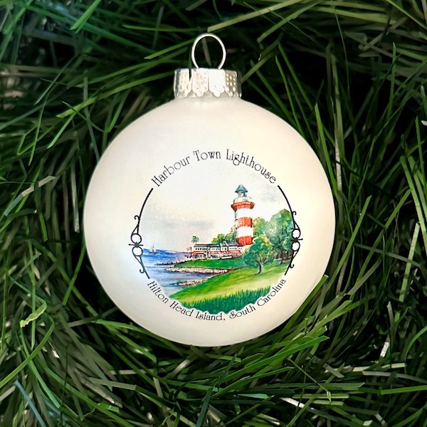 Harbour Town Lighthouse /Hilton Head, South Carolina /Ornament