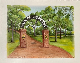 University of Mississippi / Walk of Champions / Oxford, Mississippi / Print