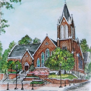 Universidad Mercer / Capilla Newton / Macon, Georgia / Impresión