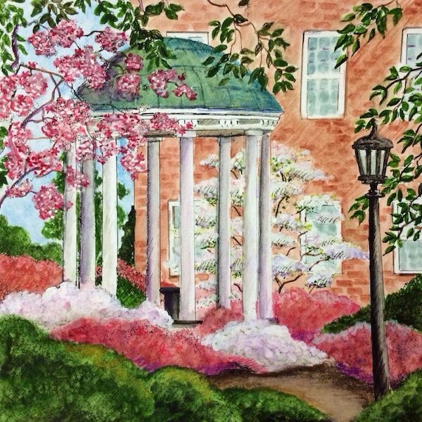 University of North Carolina / The Old Well / Chapel Hill, North Carolina / Print