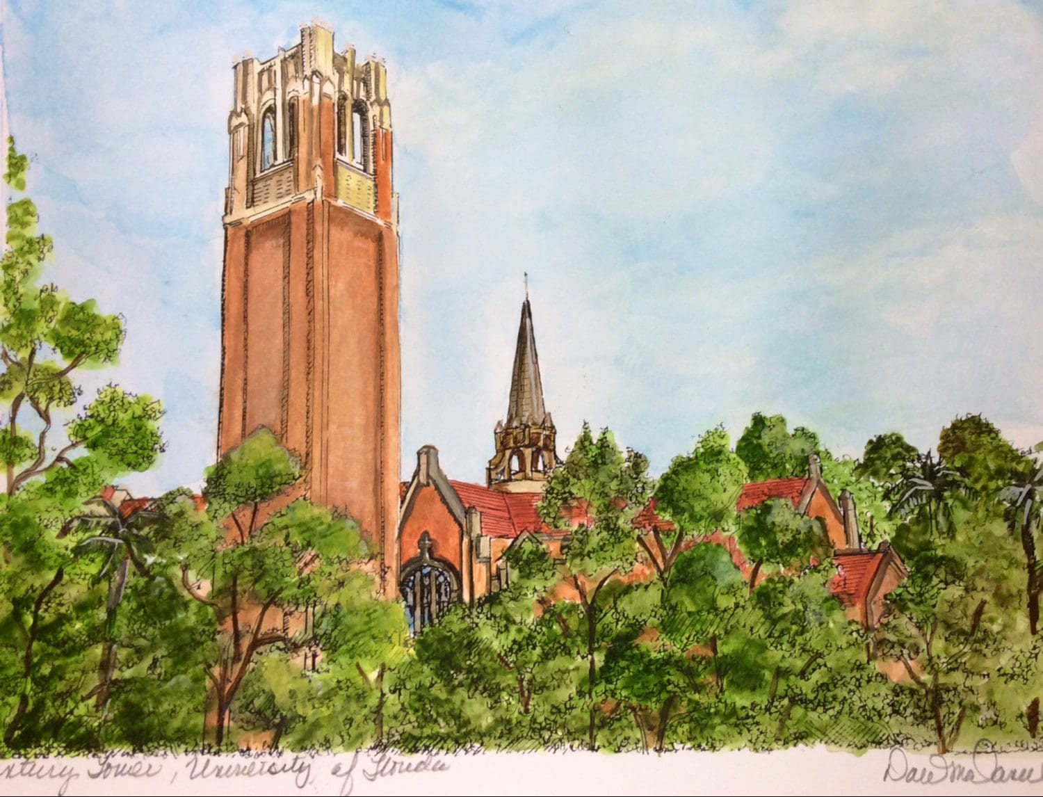 University of Florida / Century Tower / Gainesville, Florida / Print