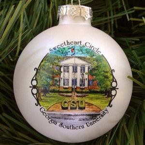 Georgia Southern University / Sweetheart Circle / Statesboro, Geórgia / Ornamento
