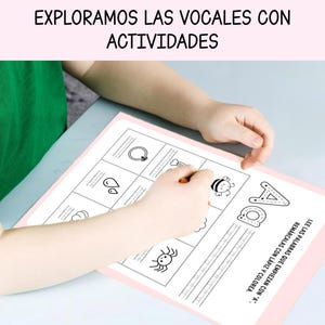 Aprendemos las Vocales – Actividades didácticas imprimibles para niños | Learn the Vowels – Printable Educational Activity Book for Kids