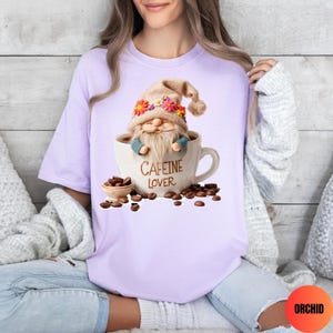 Gnome Coffee Vintage T-Shirt - Shirt for Coffee Lovers