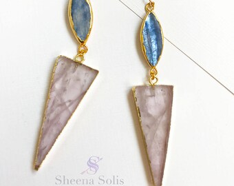 Sky Rose Boho Drop Earrings 14K Gold Filled By Sheena Solis