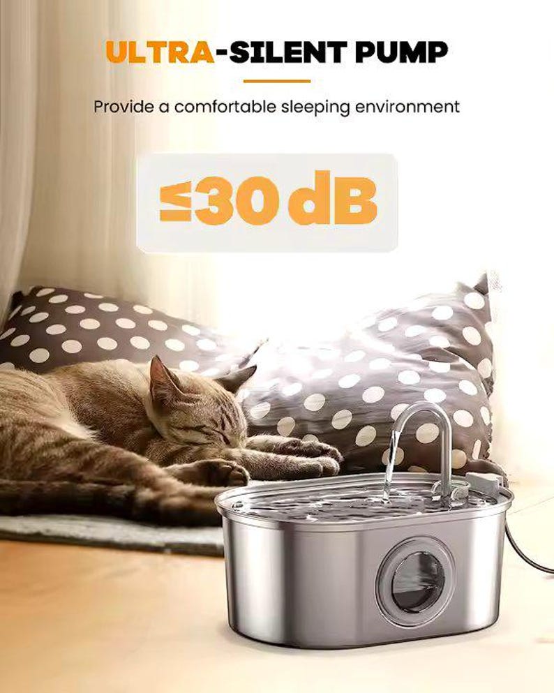 Picture of Smart Pet Water Fountain With Filtration System Automatic Pet Water ...
