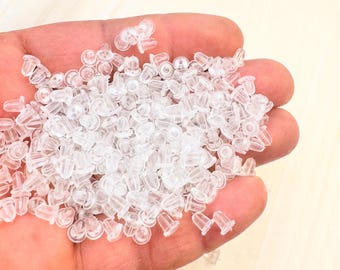 103 Pcs Silicon Earring Backs, Earrings Stopper, Clutch Earring Backs, Earring Stop, Earring Findings, Earring Nuts, Silicon Stopper, mt1221