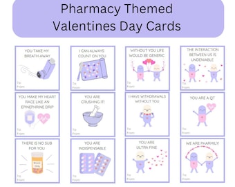 Apotheke Valentines Square Lila 12 Count