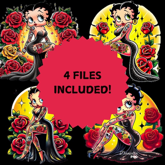 Betty Boop Sparkly Black Dress Gold Jewelry Red Roses PNG - Instant Download - Etsy Betty Boop Sparkly Black Dress Gold Jewelry Red Roses PNG - Instant Download - Etsy