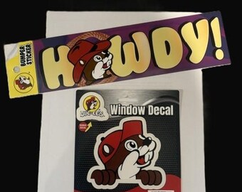 Buc‑ee’s Decal & Sticker Pack – Free shipping