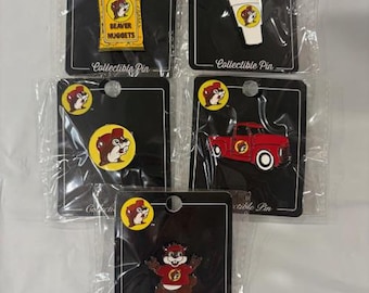 Collectible Buc-ee’s Pin Set (5‑Pack • Custom Mix Options)