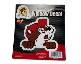 Buc-ee's Peeking Decal - FREE SHIPPING! Made in USA