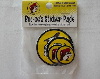 Buc-ees Sticker Pack- FREE SHIPPING