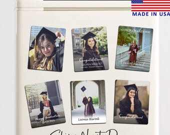 Graduation Party Favors for Guests, Graduation Gifts, Class of 2025 Graduation Party, Magnet Favors, Graduation Decorations, Thank You Gift