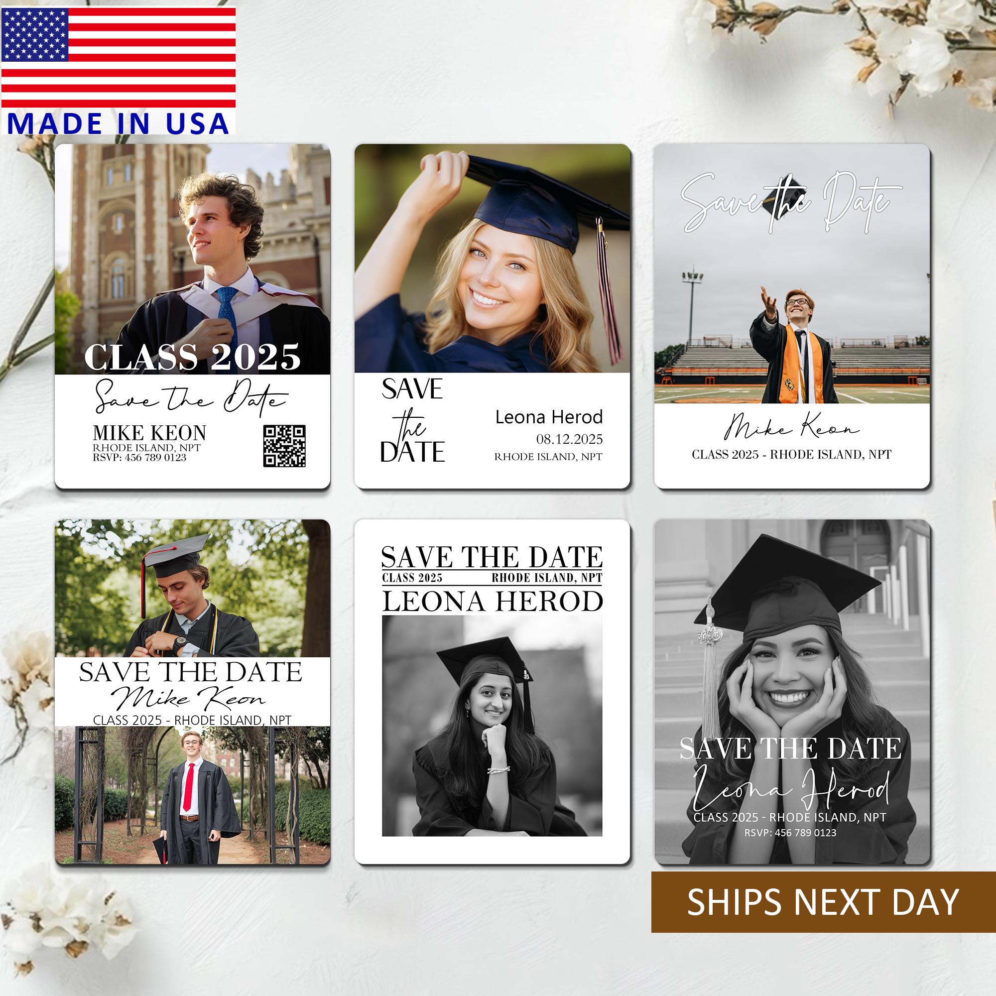 Graduation Invite Save the Date Magnets/class of 2025 Graduation ...