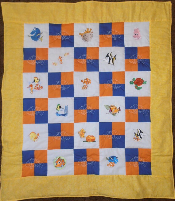 finding nemo baby blanket