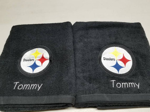 Personalized Sports Team Towel Sets Pittsburgh Steelers Football Bath Towel Set