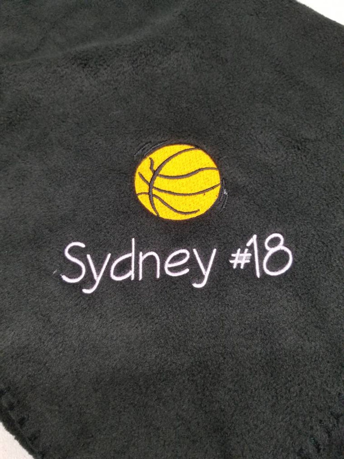 Personalized Basketball Blanket Boys Basketball Team Girls Etsy