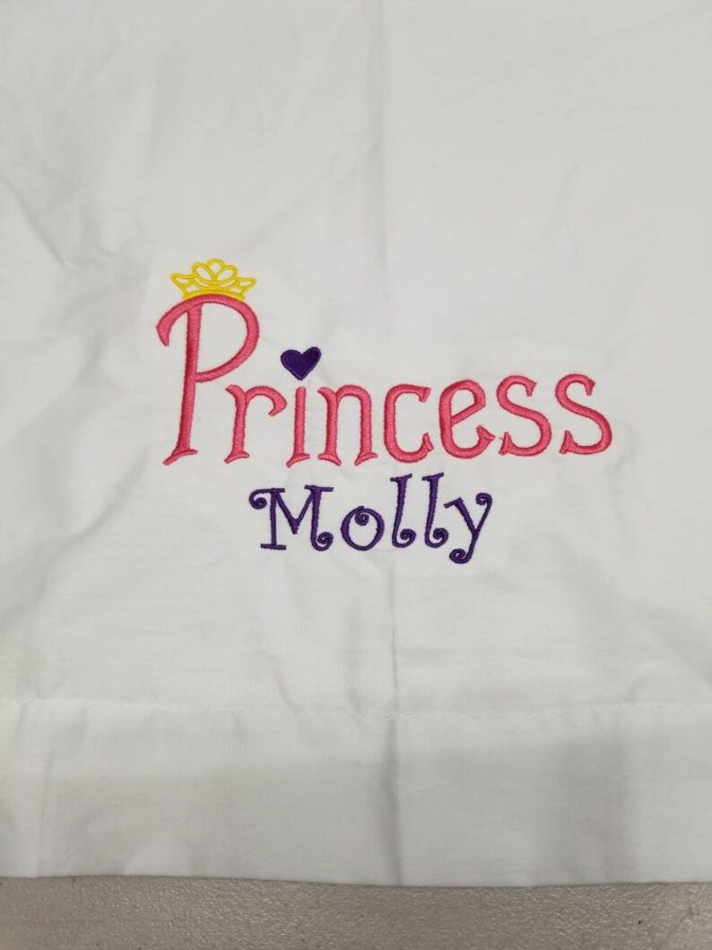 Princess Bath Towel Set Personalized Princess Towel Sets Etsy