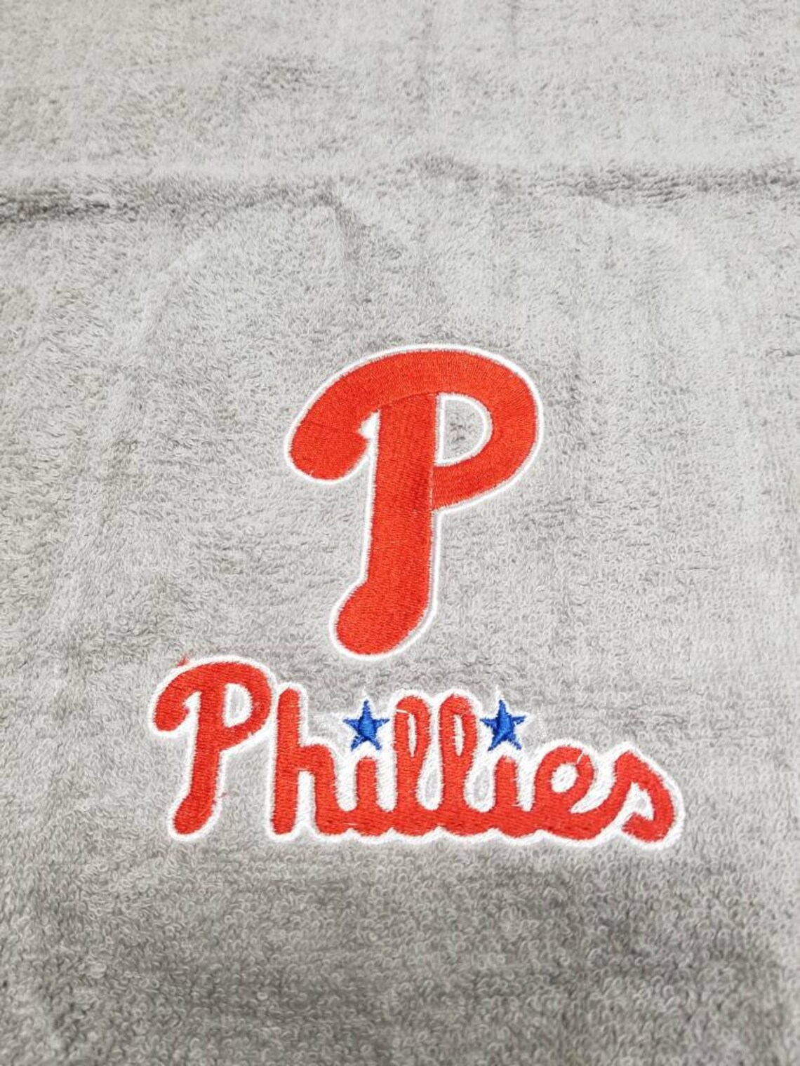 Philadelphia Phillies Towels Personalized Gift Baseball Bath Etsy