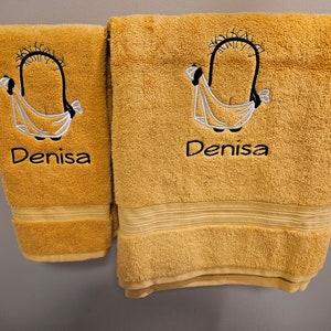 Minions Despicable Me,  Minions Gift, Minion Towel Set, Personalized Gift, Children's Bath Towels, Christmas Gift, Birthday Gift