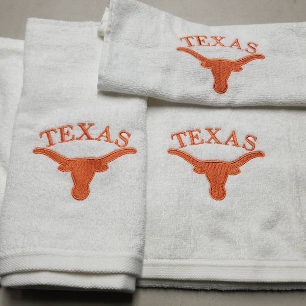 Embroidered Texas Longhorn Etsy
