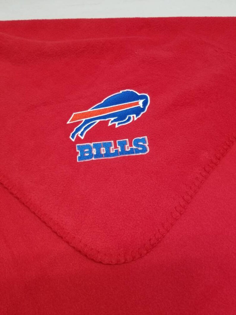 Buffalo Bills Football Blanket Personalized Blanket Buffalo Etsy