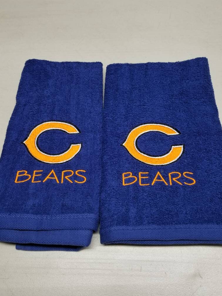 Chicago Bears Towel Personalized Gift Football Sports Team Etsy