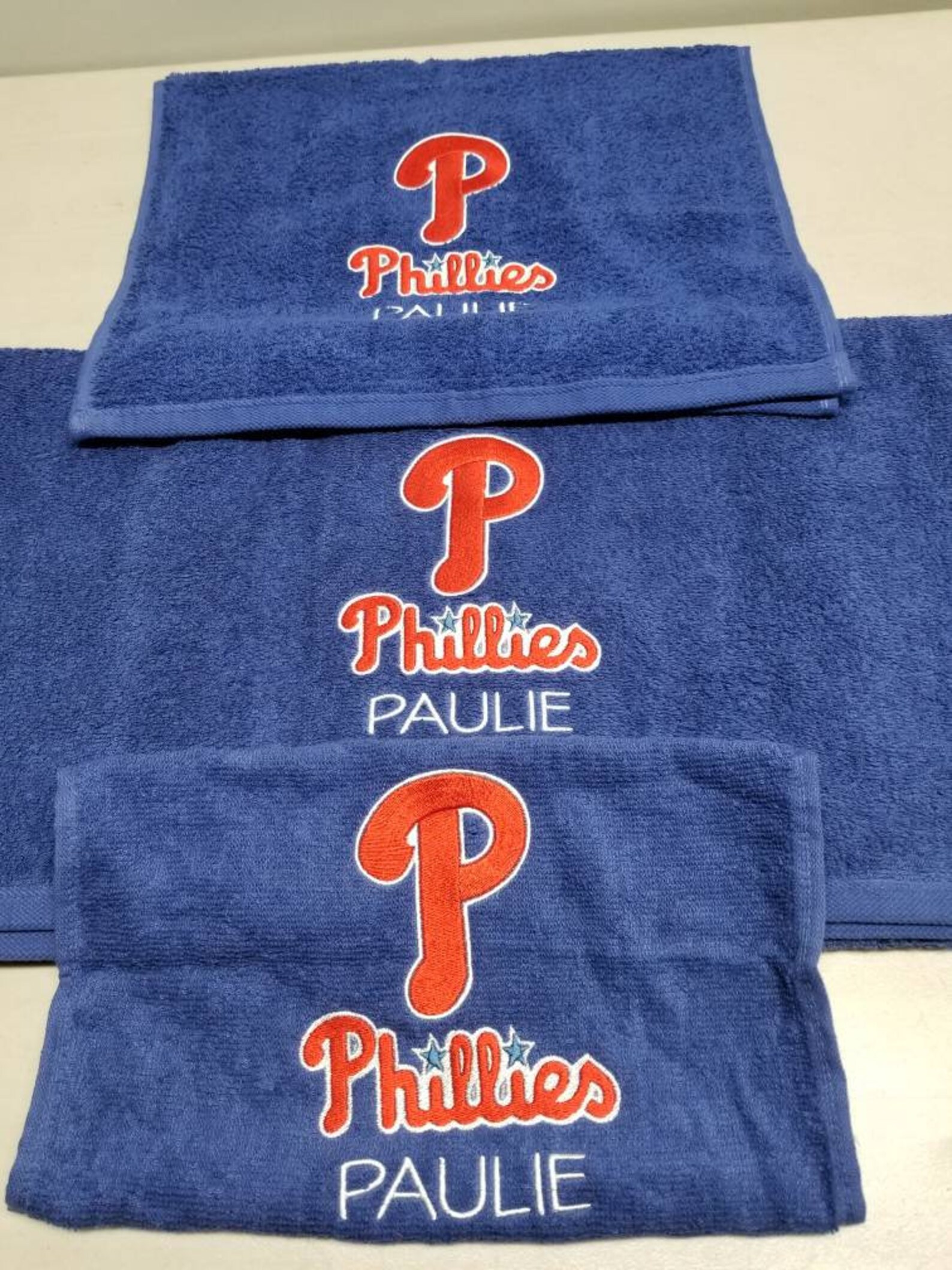 Philadelphia Phillies Towels Personalized Gift Bath Towel Etsy