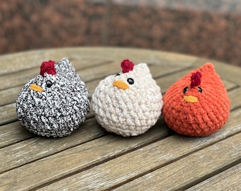 Mabel Chicken/Crochet Chicken Plush/Cute Chicken/Farm Décor/ Farmhouse/Amigurumi Chicken