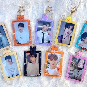 Aniteez, Portafoto Ateez, Portachiavi Aniteez, Portachiavi portafoto Bias, San,Mingi,Hongjoong, Seonghwa,Yunho,Yeosang,Wooyoung Jungho