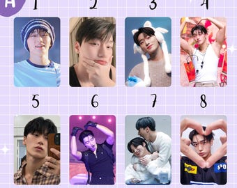 San Ateez Anity Aniteez Photocards Set, San, Mingi, Seonghwa, Yeosang, Yunho, Jongho, Hongjoong, Wooyoung, Bias Pictures