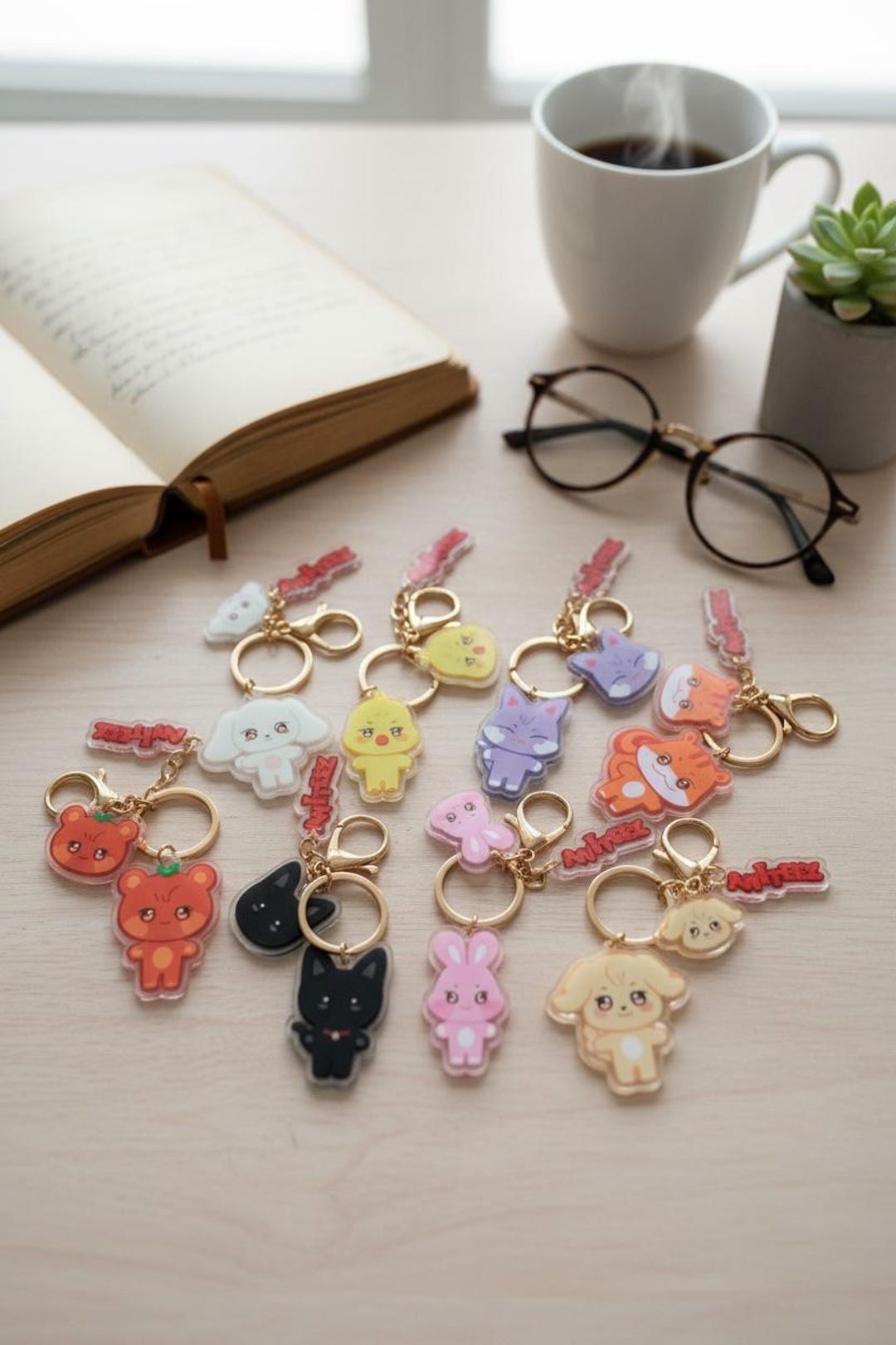 Aniteez Keychains Aniteez, Ateez Cute Keychain, Aniteez Keychain, Charm Decoration ...