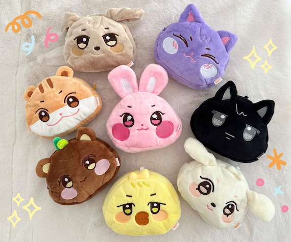 Aniteez Mini Coin Purse Ateez Kpop Wallet 4-6 Inches