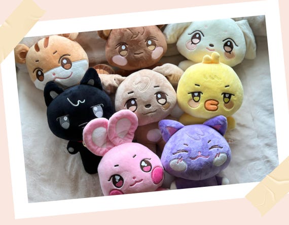 Aniteez Plushies Mini Doll Plush 11-12 Inches, Kpop Collectable