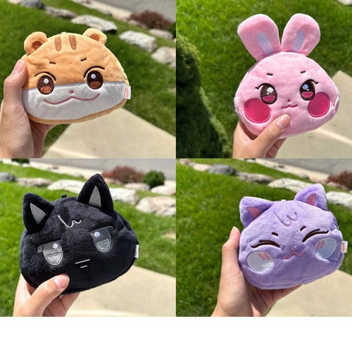 Aniteez Mini Coin Purse Ateez Kpop Wallet 4-6 Inches Jjoongrami