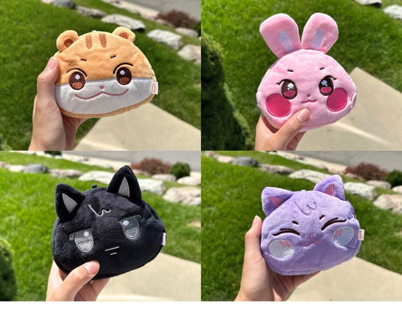 Aniteez Mini Coin Purse Ateez Kpop Wallet 4-6 Inches Jjoongrami