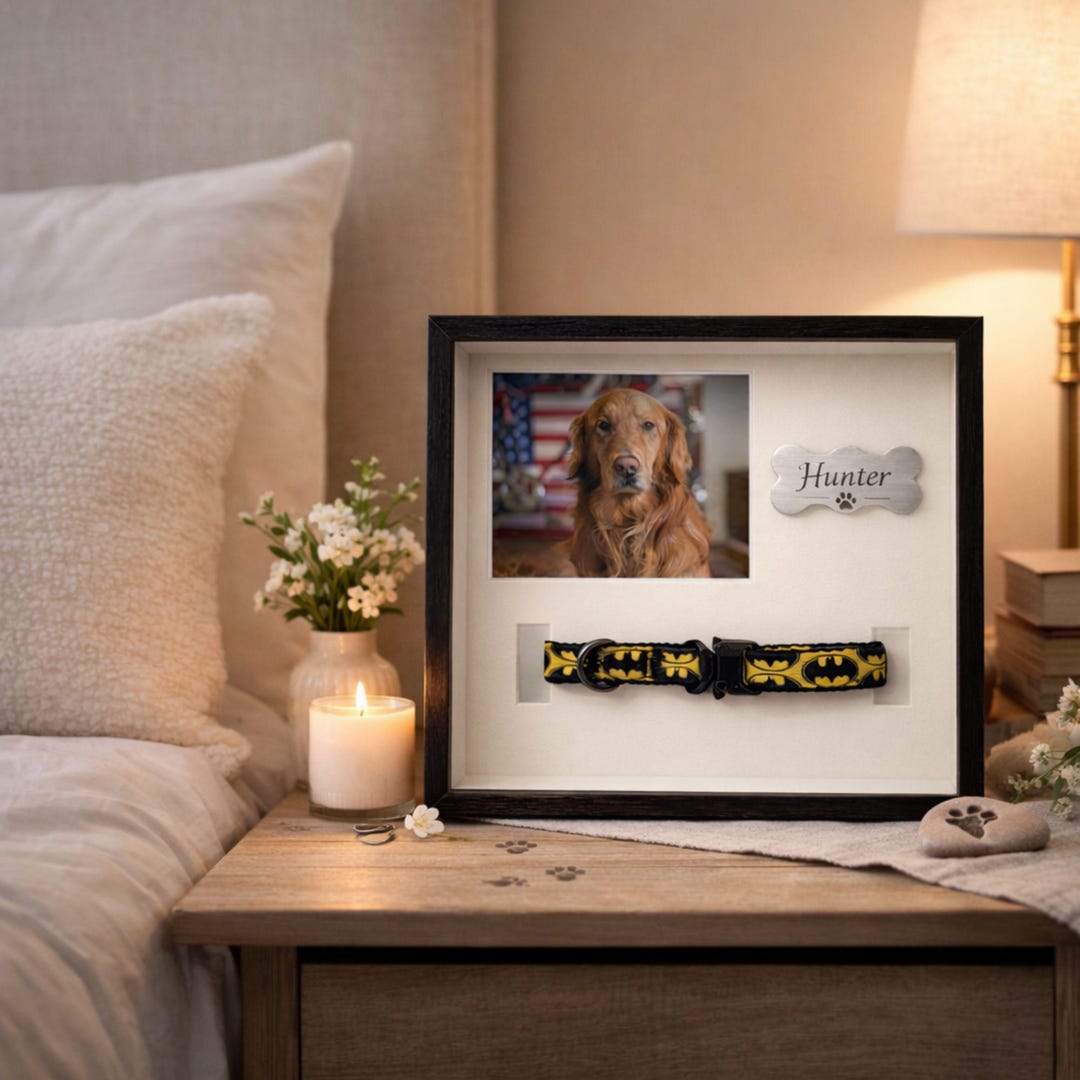 Cat Memory Photo Frame Pet Memory Frame, Dog and Cat Remembrance, Thin Wooden Photo Frame ...