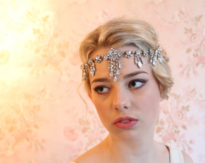 1920s bridal headpiece