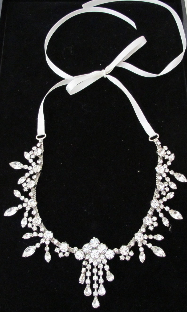 1920s bridal headpiece