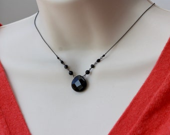 Birthday Gift for Wife for Girlfriend for Sister Goth Dark Colors Goth Mothers Day Gift Trends Black Onyx Delicate for Daughter